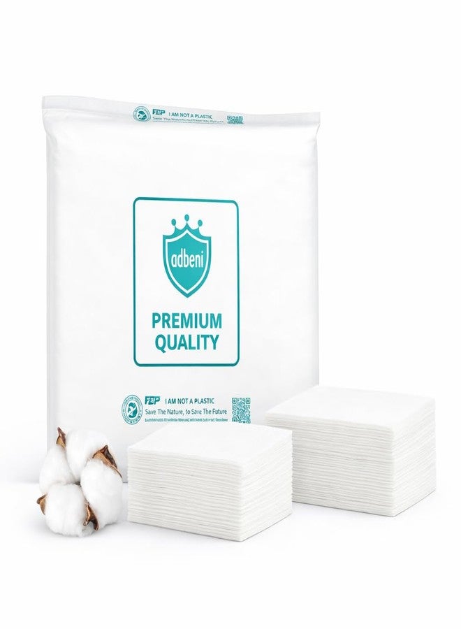 Adbeni Premium Disposable Napkins Towels | Spunlace Cotton | Wet & Dry Use | Soft & Strong Wipes | Lint-Free, Tear-Resistant | For Dining, Salon, Travel & Everyday Cleaning | Pack of 50 | 9x9 Inch - Image 1
