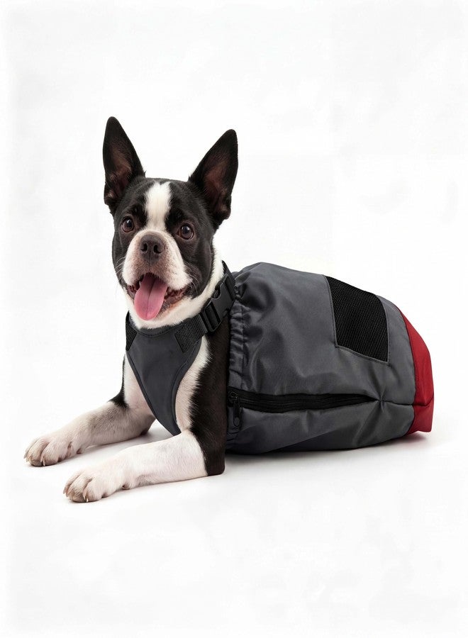 LetPetRun Dog Drag Bag for Paralyzed Dogs,Indoor Protective Sleeve for Disabled Rear Legs,Shields Chest and Legs from Scratches (XXS for 8-11lbs) - Image 1
