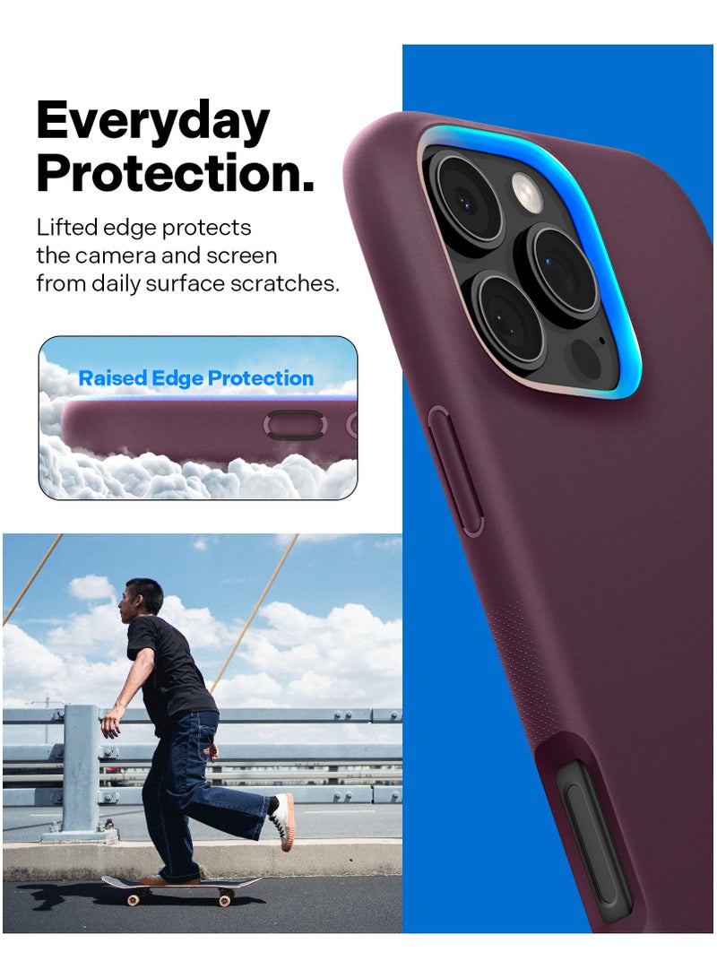 Caseology غطاء حماية Nano Pop Mag لجهاز iPhone 16 PRO مع تقنية MagSafe - لون الفاصولياء البورغندي - Image 5