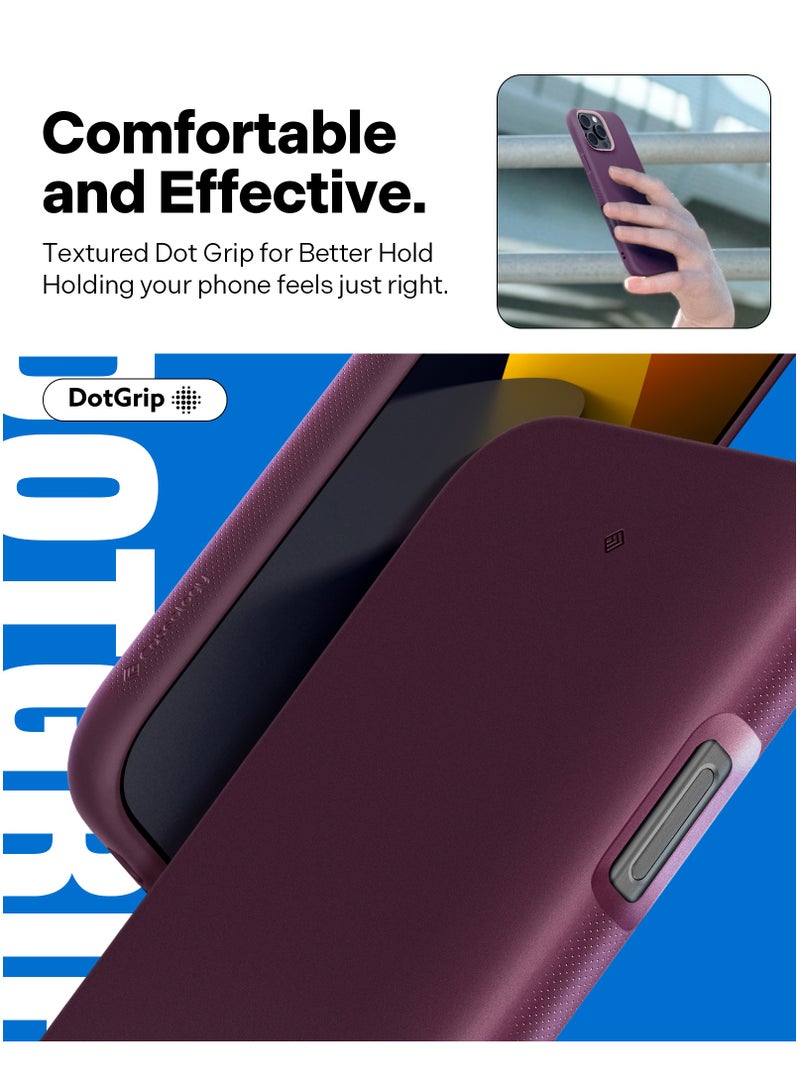 Caseology غطاء حماية Nano Pop Mag لجهاز iPhone 16 PRO مع تقنية MagSafe - لون الفاصولياء البورغندي - Image 4