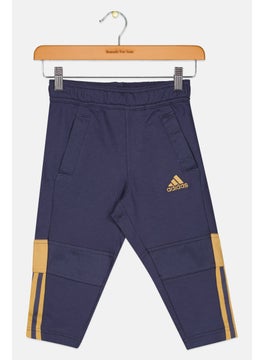Adidas Kids Boy Sportswear Embroidered Logo Training Track Pants, Navy  - Image 1