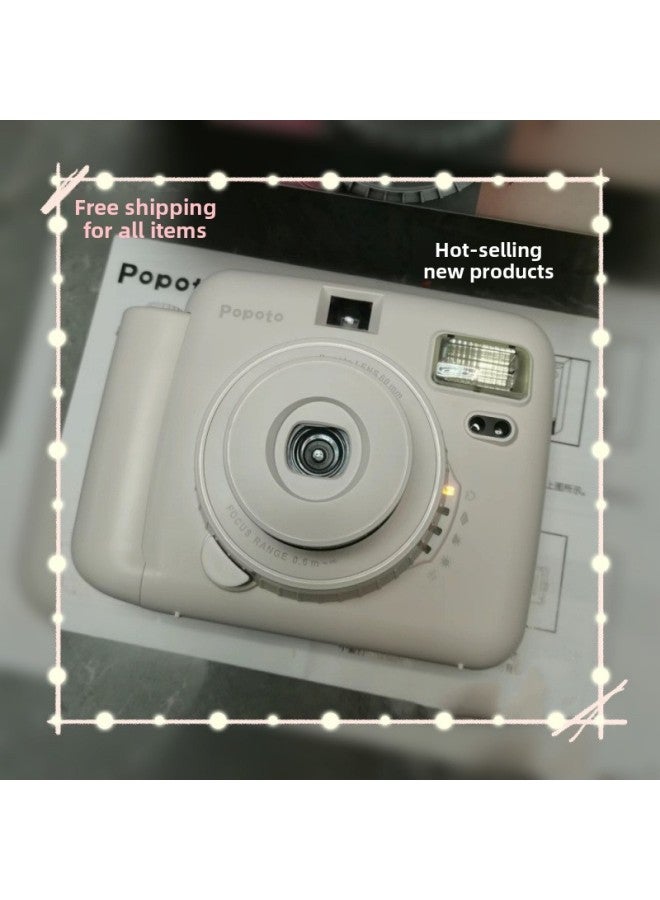 Generic Popoto Polo MINI Camera Package With Photo Paper One-time Imaging Gift Is Small And Can Be-Body Color:Pink (preferred To Girlfriend) - Official Standard  - Image 5