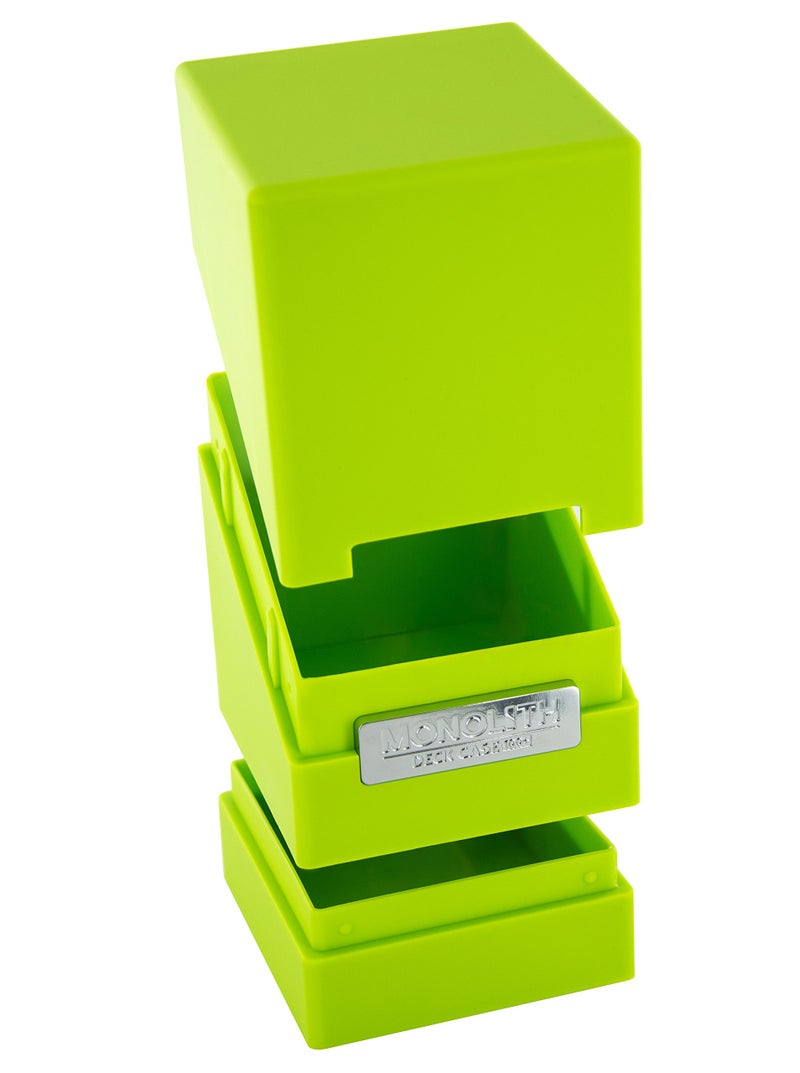 Ultimate Guard Monolith Deck Case 100 Standard Size Light Green Card Game - Image 2