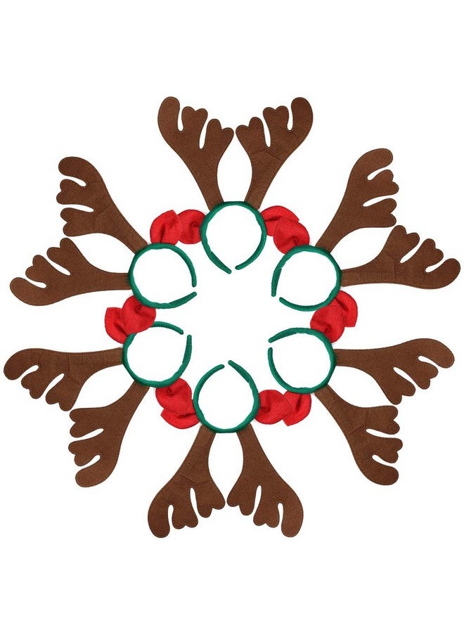 ماكس فن عصابة رأس من قرون الرنة لعيد الميلاد من Max Fun، 16 قطعة، عصابة رأس من قرون الرنة لعيد الميلاد، دعامات كشك الصور لمناسبات الأطفال - Image 2