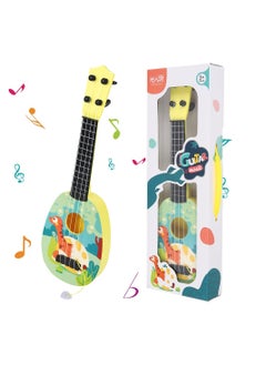 Y&D Kids Ukulele Guitar Toy 43 CM Musical Instrument with 4 Adjustable Strings Mini and Picks Learning Educational Toys for Toddlers Boys Girls  - Image 1