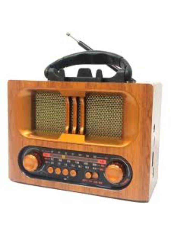 راديو قابل لإعادة الشحن مع MP3/ USB/AUX/فتحة بطاقة USB-TF - Image 5