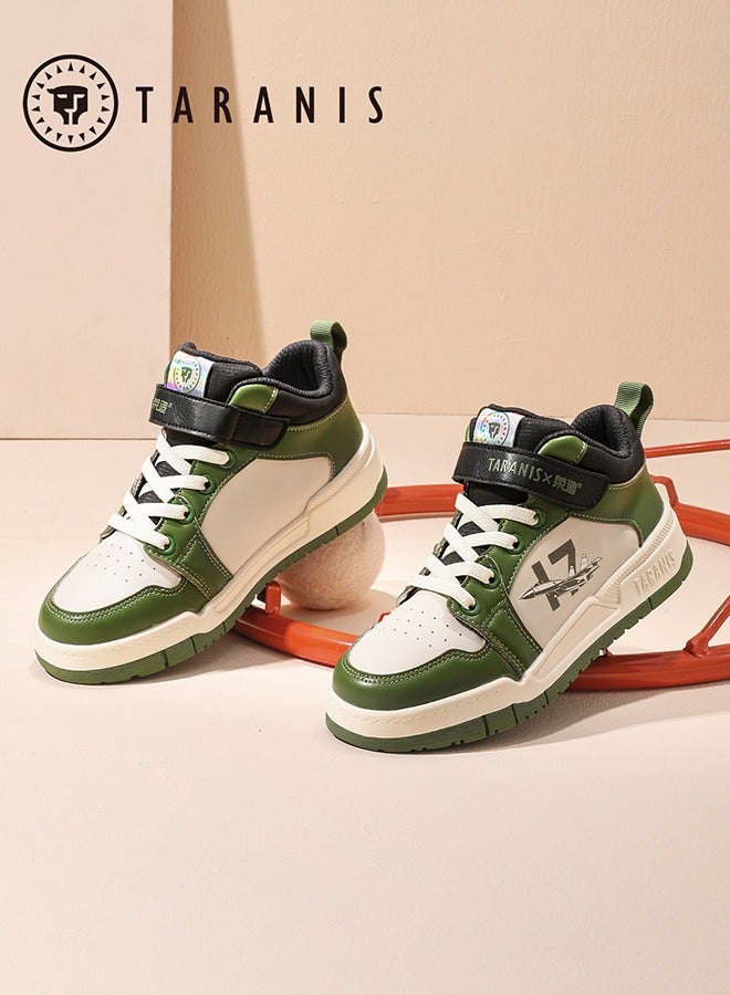 تارانيس حذاء رياضي للأطفال من تارانيس، مرقع باللونين الأخضر والأبيض - Image 1