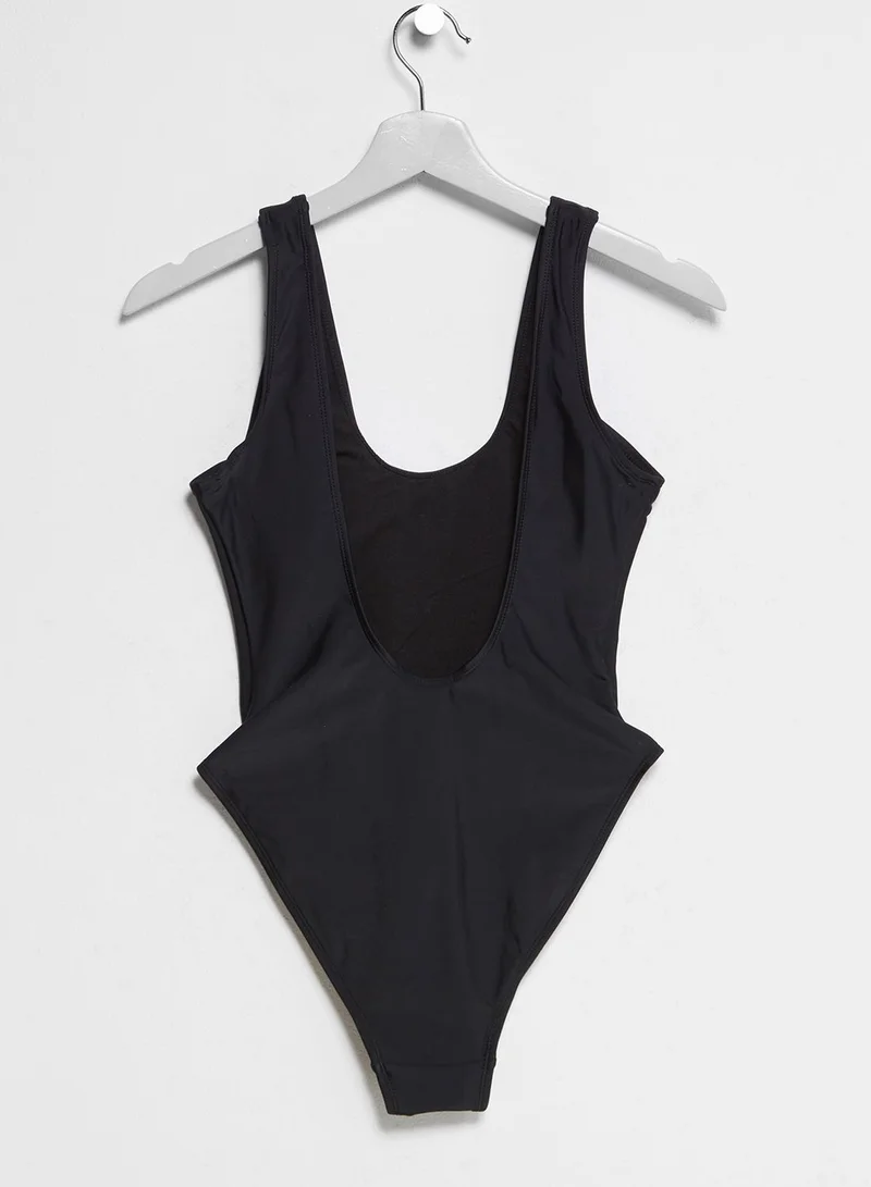 Missguided Slogan Swimsuit