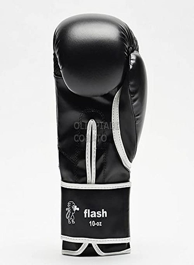 LEONE 1947, Flash Boxing Gloves, Unisex Adult, Black, 10 OZM, GN083 - Image 3