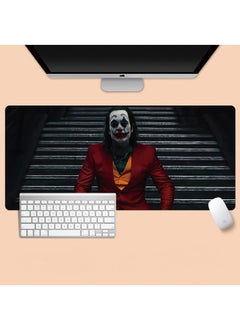 Y&D Joker Anime Movie Characters Gaming Mouse Pad Extended Large Mat Desk Pad Stitched Edges Mousepad Long Mouse Pad And Non-Slip Rubber Base Mice Pad 800X300X4mm 