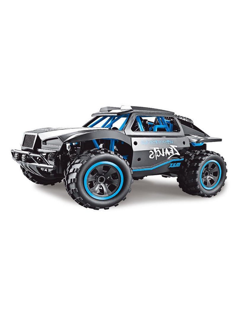 New Desert Climbing Remote Control Off-Road Vehicle Big Caster Short Truck Racing Car Children's Toy Car (Black)  - Image 1