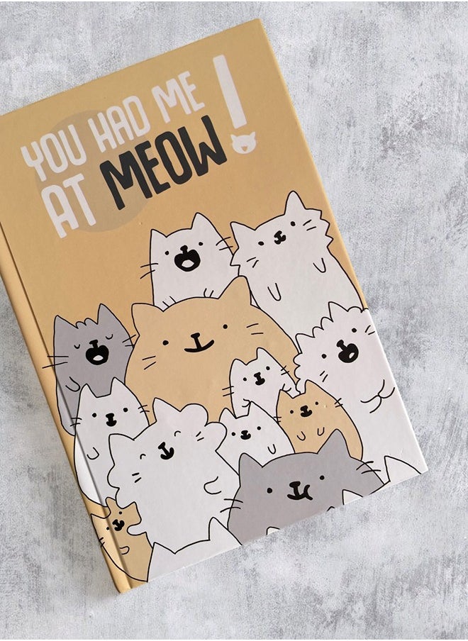 Noota NOOTA CAT MEOW A5 HARDCOVER NOTEBOOK 100 BLANK PAPERS  - Image 2