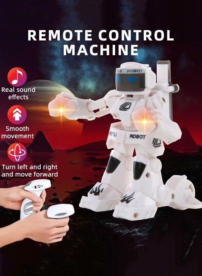 DURKU Cool Remote Control Robots Toy with Light and Sounds, Exciting Robot Battling Toys, 2.4GHz Remote Controlled RC Robot, Innovative Fighting Games, Perfect Gift for Kids 6+. - Image 3
