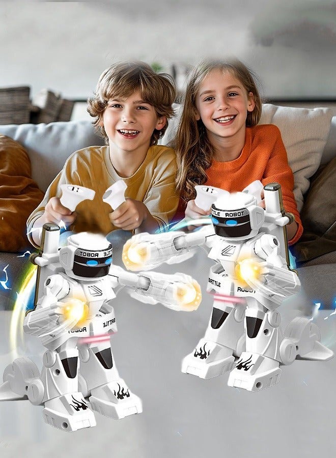 DURKU Cool Remote Control Robots Toy with Light and Sounds, Exciting Robot Battling Toys, 2.4GHz Remote Controlled RC Robot, Innovative Fighting Games, Perfect Gift for Kids 6+. - Image 2