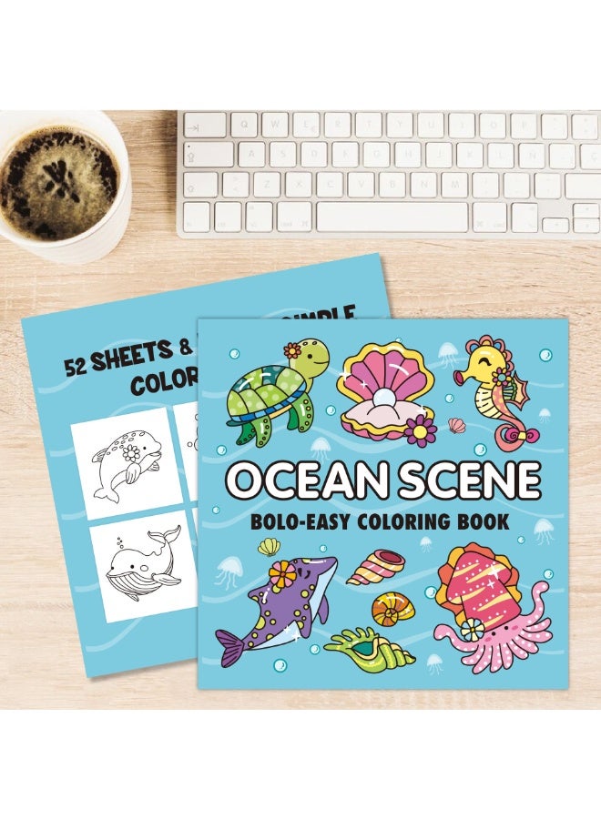 OCENA SCENE BOLO-EASY COLORING BOOK Coloring Book 52 Cartoon Graffiti Suitable For Children Over 4 Years Old - Image 2