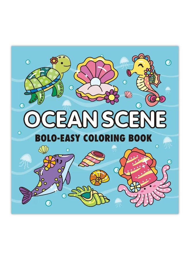 OCENA SCENE BOLO-EASY COLORING BOOK Coloring Book 52 Cartoon Graffiti Suitable For Children Over 4 Years Old - Image 1