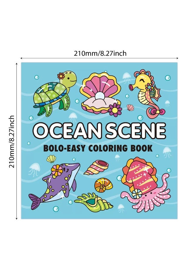 OCENA SCENE BOLO-EASY COLORING BOOK Coloring Book 52 Cartoon Graffiti Suitable For Children Over 4 Years Old - Image 4