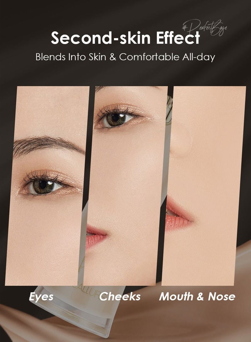 FOCALLURE Perfect Base Lasting Poreless Liquid Foundation Medium to Full Coverage with Matte Finish Covers Blemishes & Under-Eye Circles for All Skin Types-02 bEIGE - Image 5