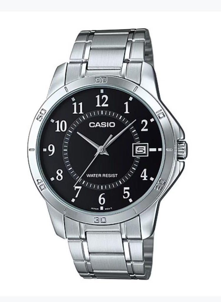 Casio Watch For Men Quartz, Analog Display and Stainless Steel Strap MTP-V004D-1CUDF