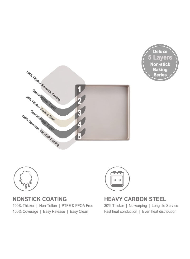 شيف ميد 11 بوصة ورقة الخبز عموم غير عصا مربعة جيلي لفة خبز - Image 3