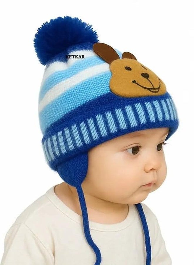 GSXMOL Winter Hat Monkey Caps Baby Winter for Kids Winter Hat Scarf Earflap Hood Caps for 0 Month to 2 Years Pack 3 Multicolour - Image 4