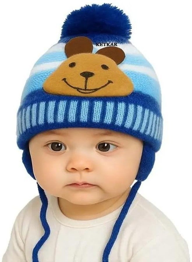 GSXMOL Winter Hat Monkey Caps Baby Winter for Kids Winter Hat Scarf Earflap Hood Caps for 0 Month to 2 Years Pack 3 Multicolour - Image 3