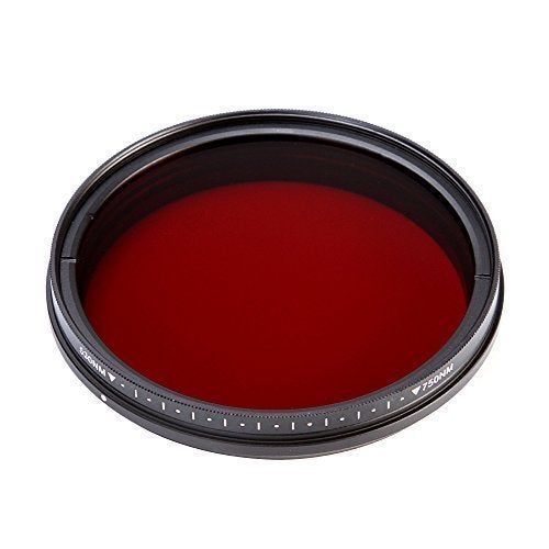 Fotga Six-in-One IR Infrared Adjustable Neck X-Ray Glass Filter Infrared IR Filter 530nm to 750nm (77mm) - Image 1