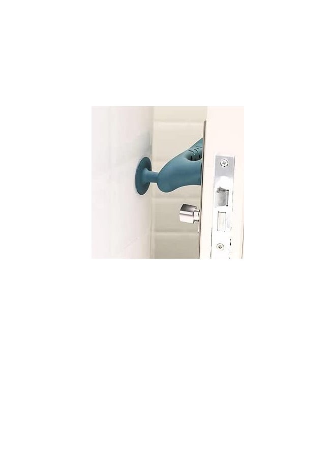 Generic Anti-collision Silicone Door Stopper - Door Handle Cover, 6 Pieces  - Image 4