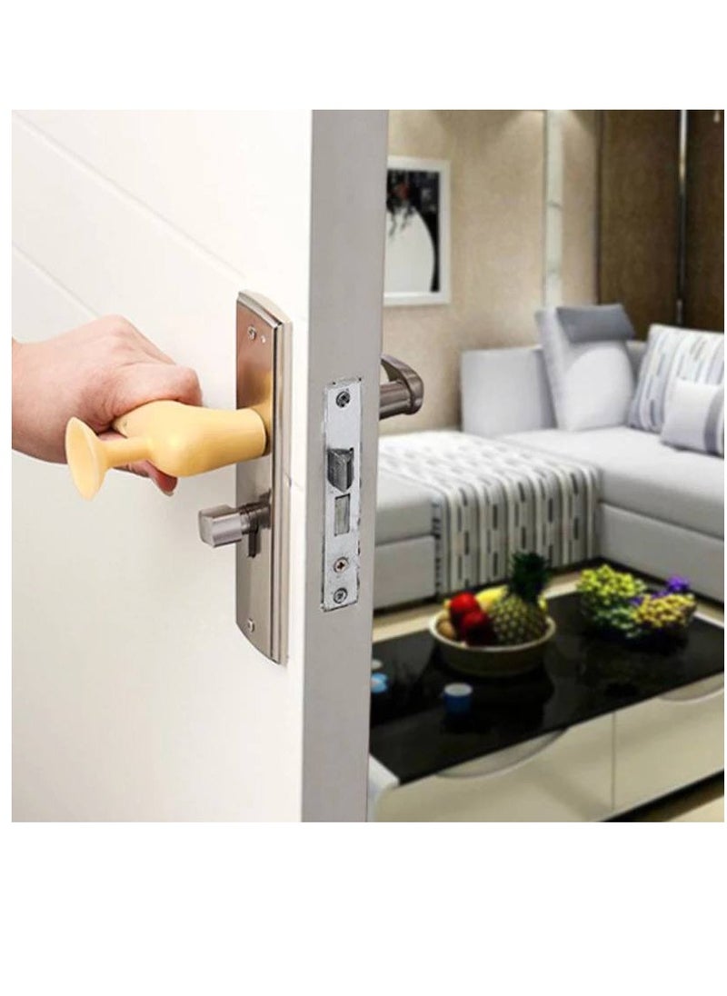Generic Anti-collision Silicone Door Stopper - Door Handle Cover, 6 Pieces  - Image 1