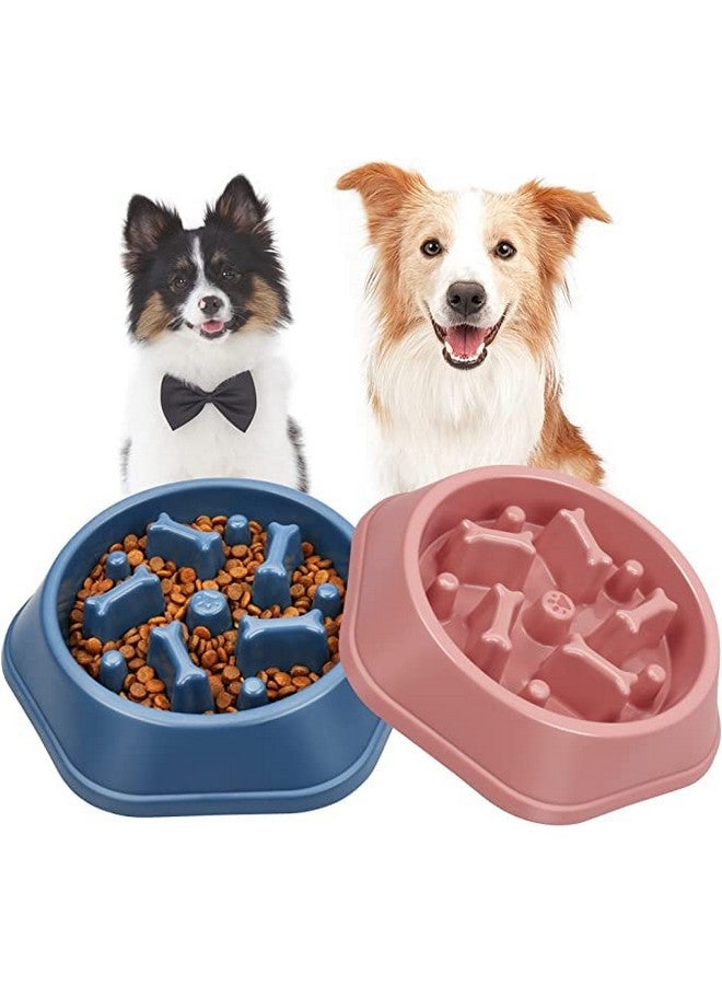 Anti-Chocking Slow Feeding Dog Bowl, Interactive Bloat Stop Bowl Dishes Non-Slide Dog Lick Treat Bowl | Dog Puzzle Bowl (Color As Per Available) - Pack Of 1 - Image 1