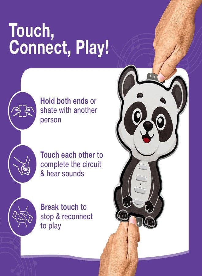 MUMMA MALL Touchy Tunes Panda Touch Music Toy for Kids 2+ Years, Body Touch Sound Sensor Interactive Learning Toy with 4 Modes, LED Lights, Auto Shut-Off Educational Toy - Image 4