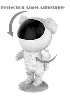 RAQTA Astronaut Star Projector | 360° Rotation Nebula Galaxy Projector Night Light with Magnetic Head | LED Starry Sky Lamp for Bedroom, Kids’ Room & Ceiling Decoration  - Image 2