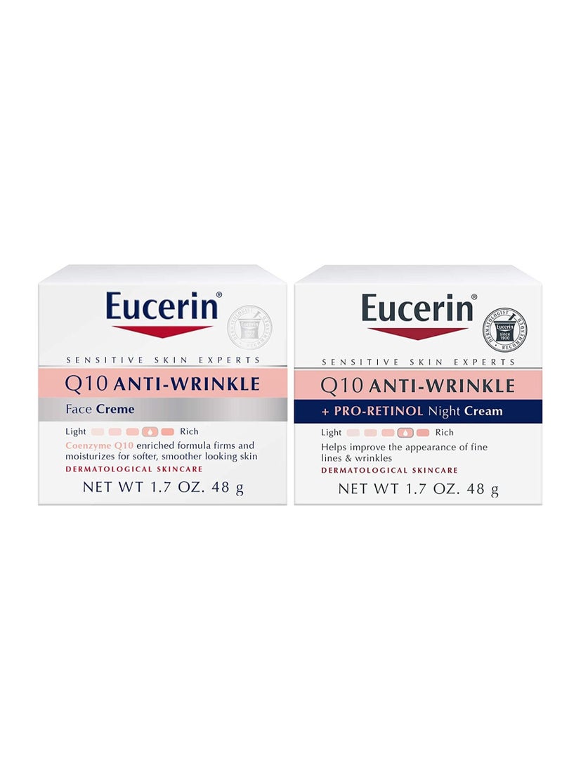Eucerin Anti rinkle face ceam bundle day cream and night cream for face 