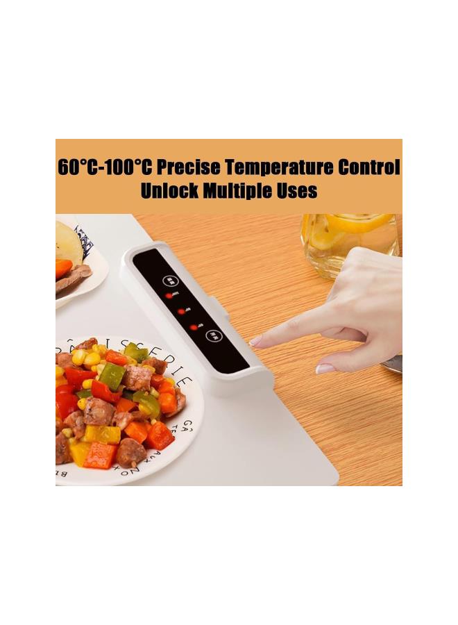 silvercnc Fllora Food Warmer, Fllora Adjustable Food Warmer, Smart Heating Tray with Nano Coating, Foldable Silicone Electric Warming Tray, 6 in 1 Food Warmer with 3 Adjustable Temperature (3PCS)  - Image 4