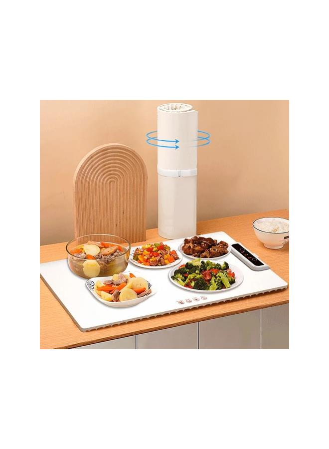 silvercnc Fllora Food Warmer, Fllora Adjustable Food Warmer, Smart Heating Tray with Nano Coating, Foldable Silicone Electric Warming Tray, 6 in 1 Food Warmer with 3 Adjustable Temperature (3PCS)  - Image 2