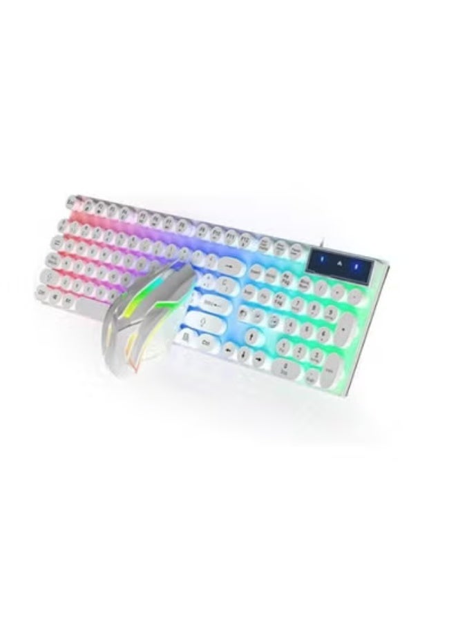 Keyboard & Mouse Kit – Wired Gaming Keyboard with Ñ Key, Wired Mouse for PC & Mac, RGB Backlit for Work and Gaming - Image 1