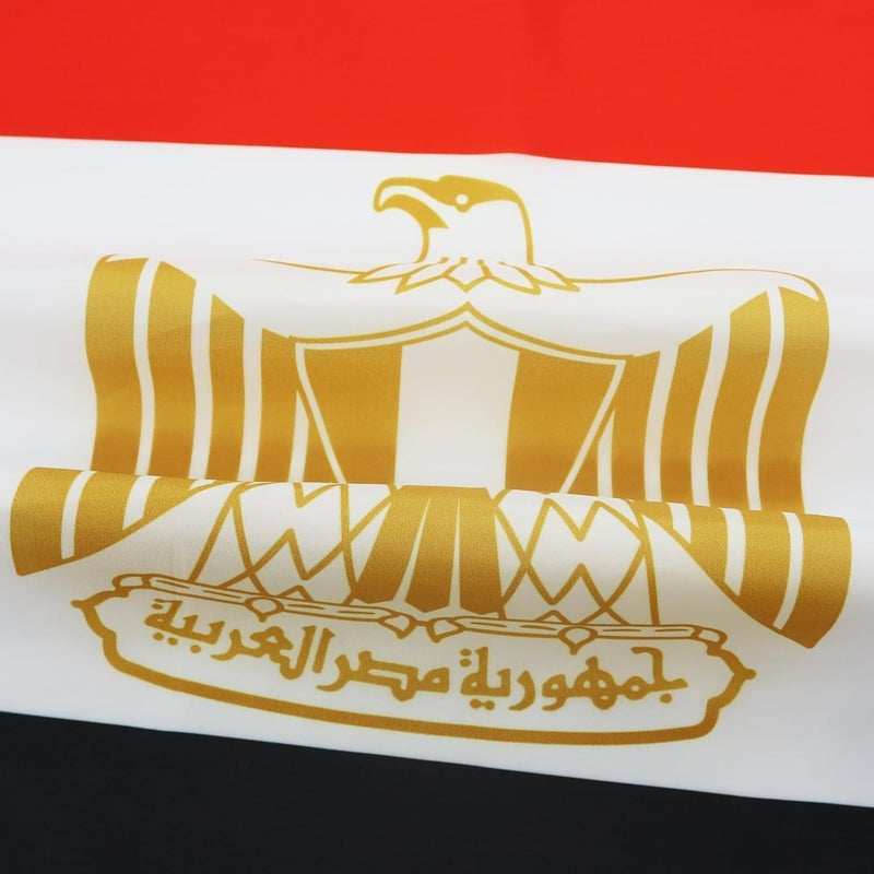 Al Raied ARS® Egypt Flag, Durable & Weather Resistant, Double Stitched, Indoor Outdoor (60X90CM) - Image 4