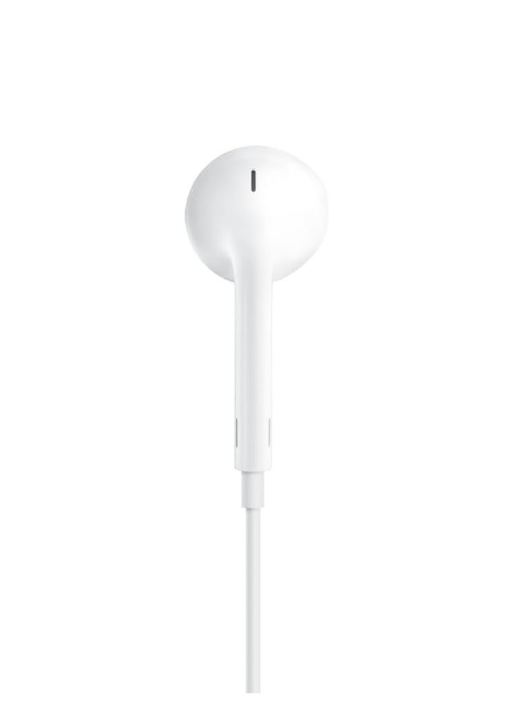 TecV - Earbuds with USB C Wired Earbuds with Microphone & Volume Control, In-ear Headphones for iPhone 15 Pro Max, iPad Pro/Air, Samsung (White) - Image 1