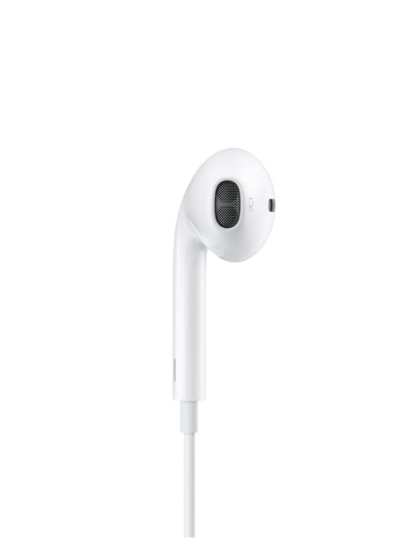 TecV - Earbuds with USB C Wired Earbuds with Microphone & Volume Control, In-ear Headphones for iPhone 15 Pro Max, iPad Pro/Air, Samsung (White) - Image 1