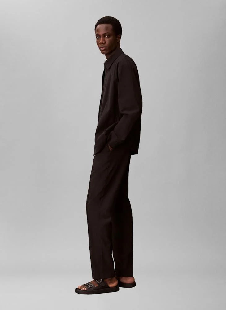 CALVIN KLEIN  Seersucker Pull-on Trousers for Men | Best Price UAE