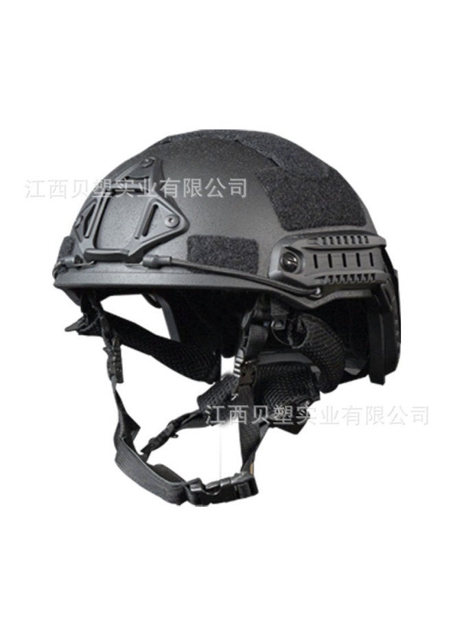 Black Wendy Hanging Fast Helmet Frp Tactical Helmet Security Training Exercise Thickened 1.5kg Explosion-proof Helmet