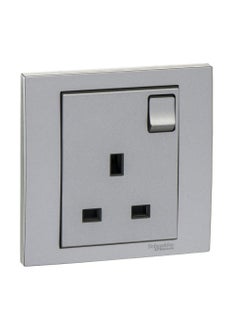 Schneider Schneider Electric Vivace 1 Gang Switched Socket 8.7 x 8.7 x 3.5cm 250 VAC 13A 