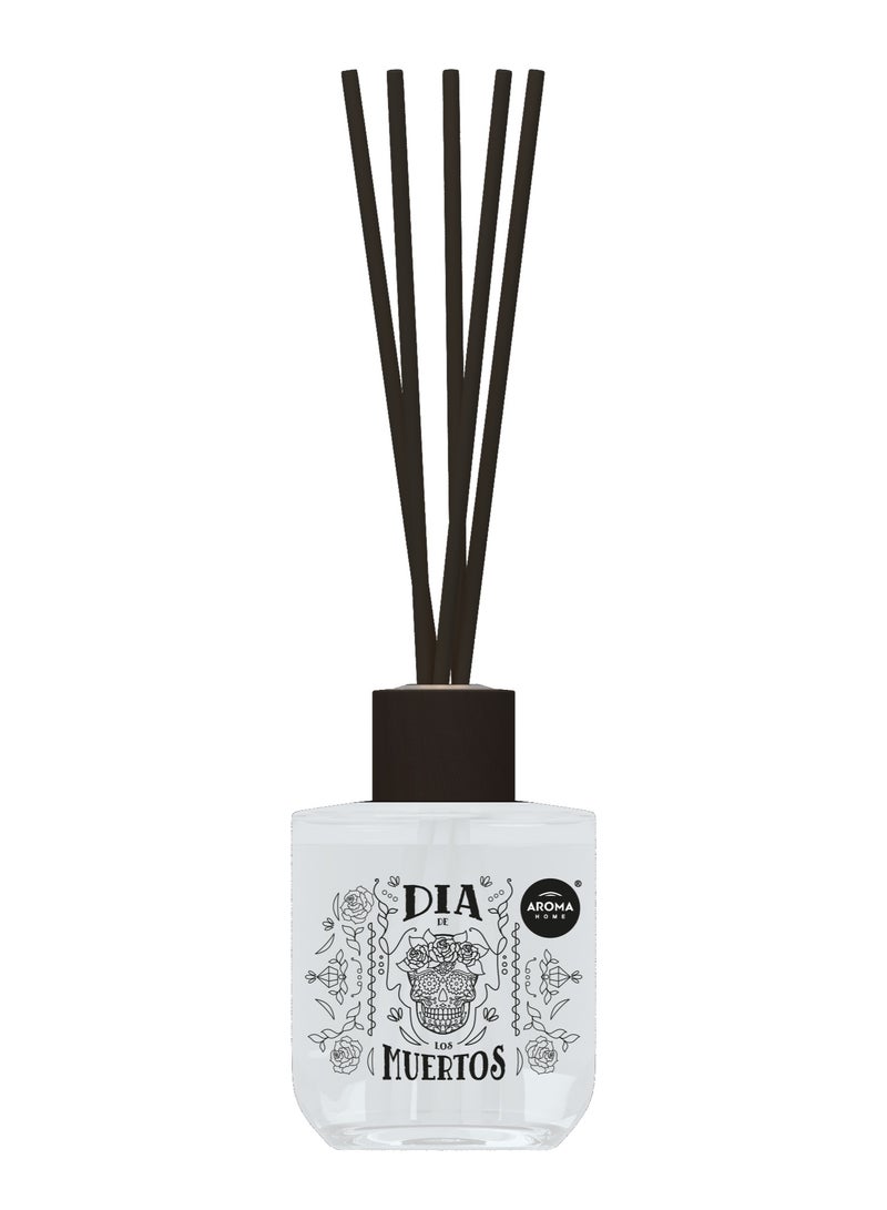 Aroma Home Dia de los Muertos Spicy delight Reed Diffuser, 100ml, Decorative Skull Design, 3-4 Weeks Duration, Made in Poland - Image 3