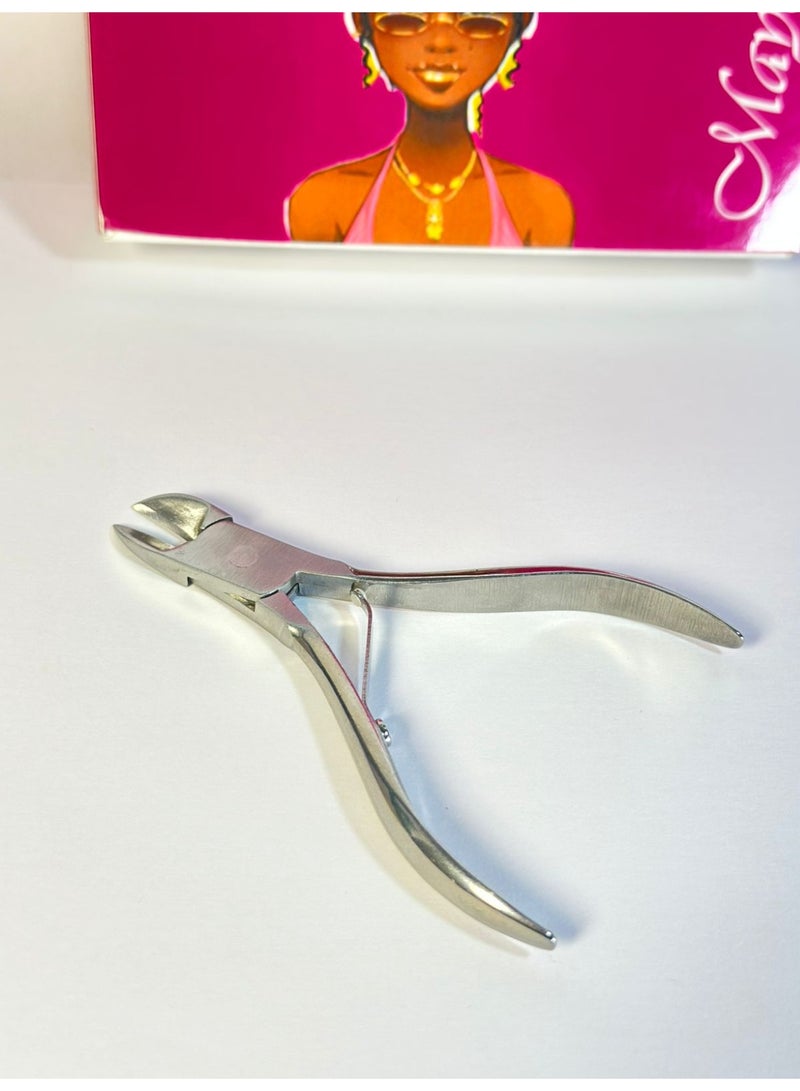 Cuticle Remover Cutter Stainless Steel Nipper Professional Sharp Fingernail Toenail Clipper Nail Scissors Dead Skin Remover Nail Care Tool For Manicure Pedicure Tools 1PC - Image 1