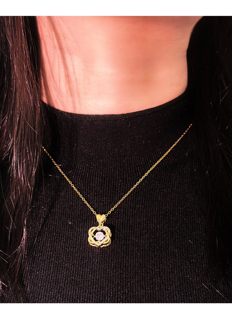 الحب قلادة قلادة لامعة - Image 3