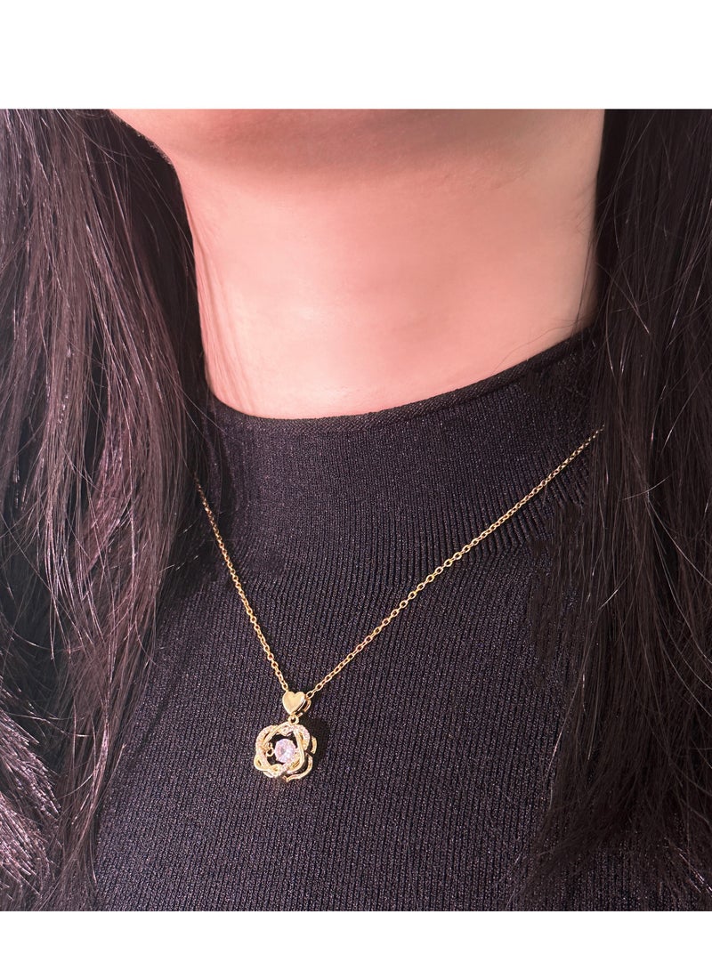 الحب قلادة قلادة لامعة - Image 4