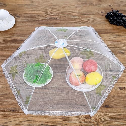 Hodaqe 25 Inch Food Cover for Outside Reusable Food Tent Fruit Cover Pop-up Food Nets Outdoors Mesh Screen Collapsible - Image 1