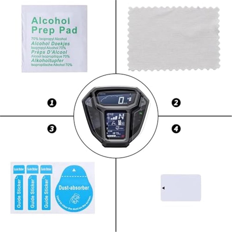 DEMULAX Motorcycle Dashboard Screen Protector for CRF1000L - Image 5