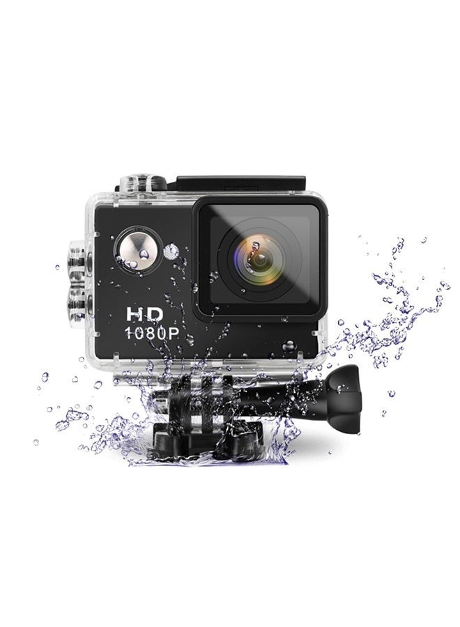1080P HD كاميرا العمل ، كاميرا رياضية مقاومة للماء مع حالة 30m تحت الماء ، مجموعة إكسسوارات الجبل للغوص ، ركوب الدراجات ، المشي لمسافات طويلة - Image 2