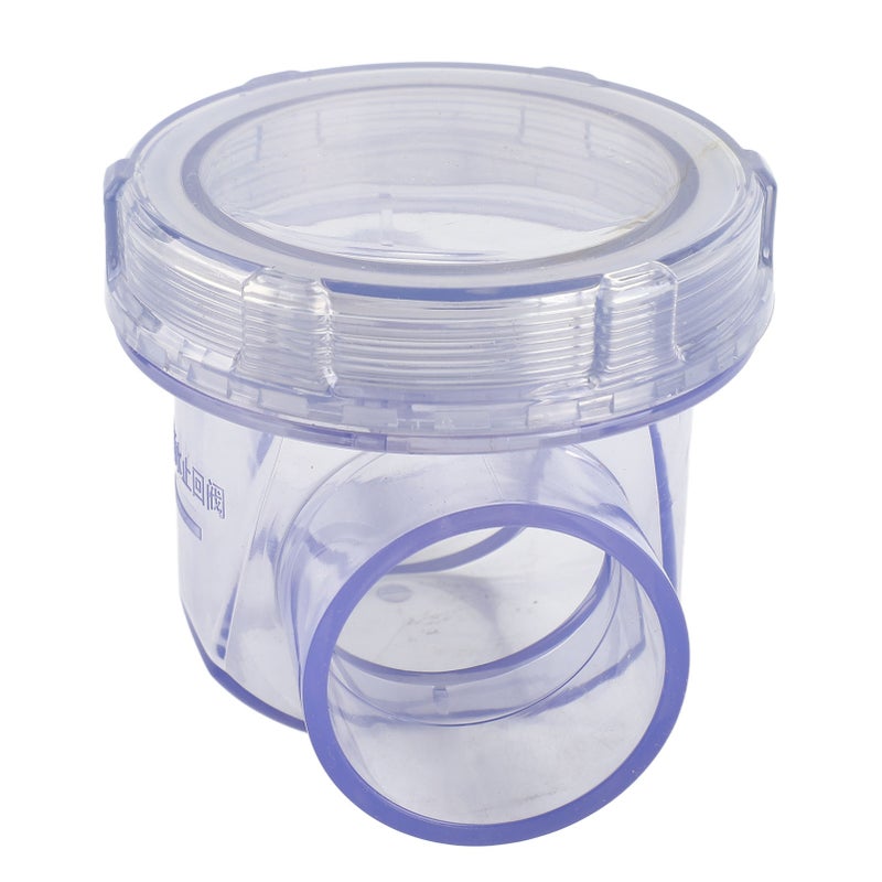 Check Valve Toilet Backwater Backflow Prevention PVC Inline One Way Non Return Valve - Image 3
